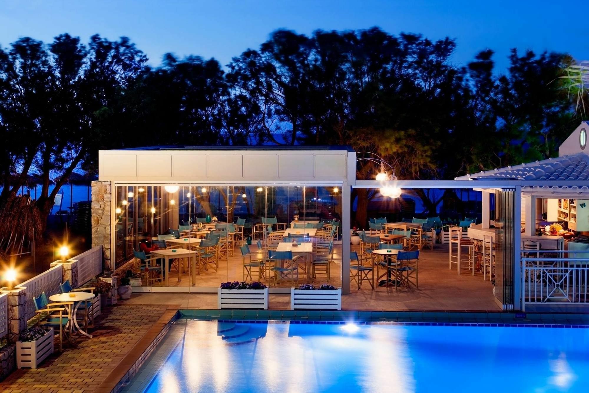 Alkionides Seaside Hotel Platanés Kültér fotó